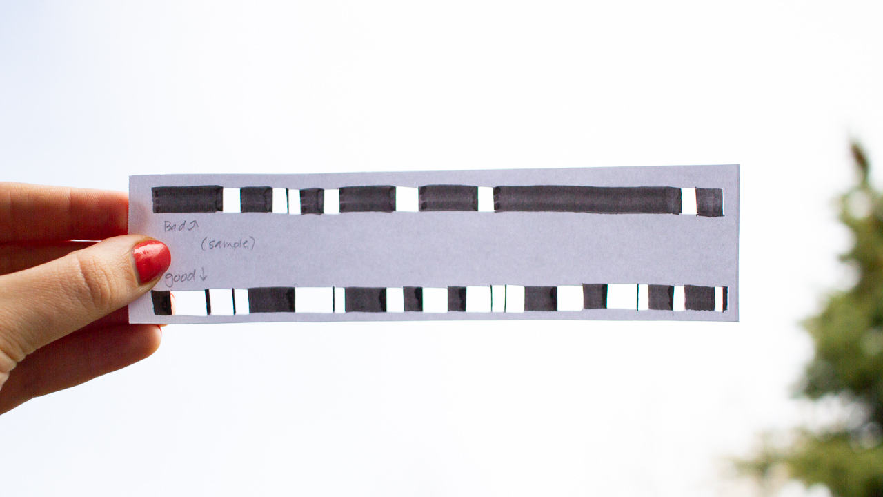 cut see-through morse prototype